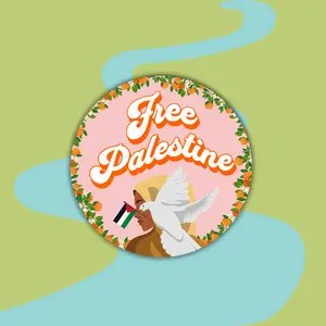 Free Palestine Sticker, Water-Resistant Sticker, Free Palestine Map Stickers, History Sticker, Laptop Sticker, Muslim Gifts