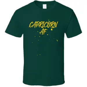 Capricorn Af T-Shirt with Graphic Text Design