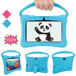 7" Kids Tablet – Android Toddler Tablet with WiFi, 32GB, Dual Camera, Parental Controls, Shockproof Case for Children pritom teléfono educativa rom