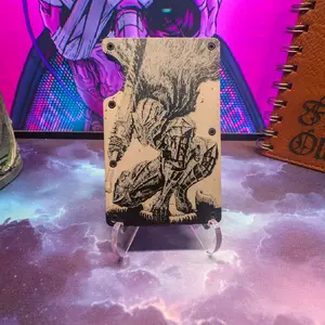 Men's Minimalist Berserk Wallet - Slim Credit Card Holder for Daily Use, Graphic, Anime-Themed, Fashion, Low-Profile Men's Wallets, Graphic Men's Wallets