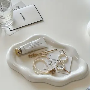 Cloud-Shaped Jewelry Display Tray, Single Layer Storage Container, Perfume Stand, Key Holder, Watch Necklace Earring Rack