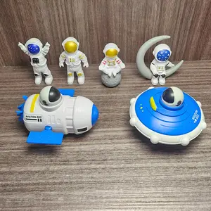 Press-And-Go Car Toy, Space Ship Rocket Design, Interactive Race Toy, Easter Egg Filler, Perfect Party Gift, Fun Kids' Toy