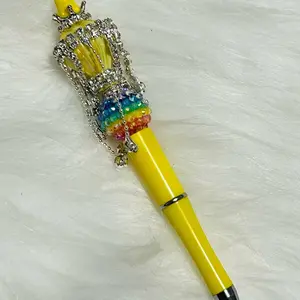 Fancy Beaded Peb With Hot Air Balloon Style Topper