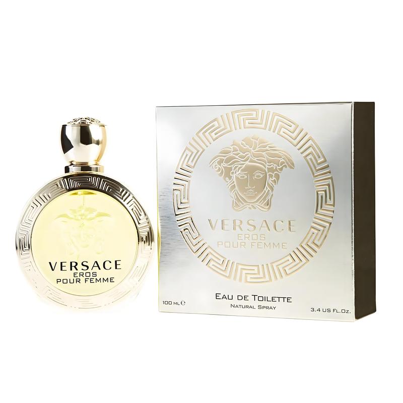 Versace Eros Pour Femme EDT 3.4 Oz/100ML - Tester Version - Floral Scent for Women with Sicilian Lemon & Freesia Notes