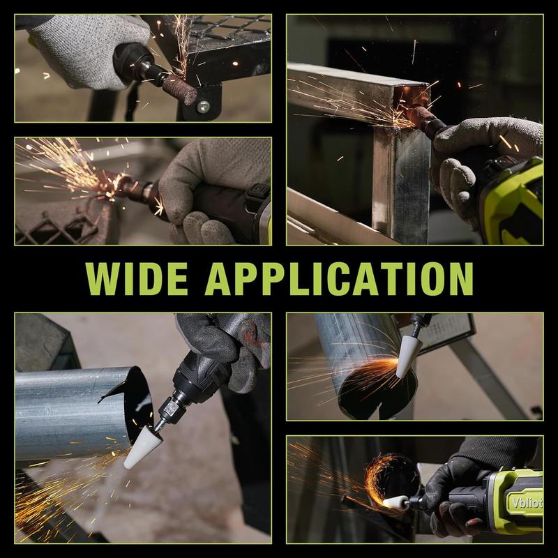 Cordless Die Grinder 6mm Collet, Brushless Power Straight Grinder with 3-Speed Modes for Metal Grinding, Polishing & Rust Removal (DG2401)