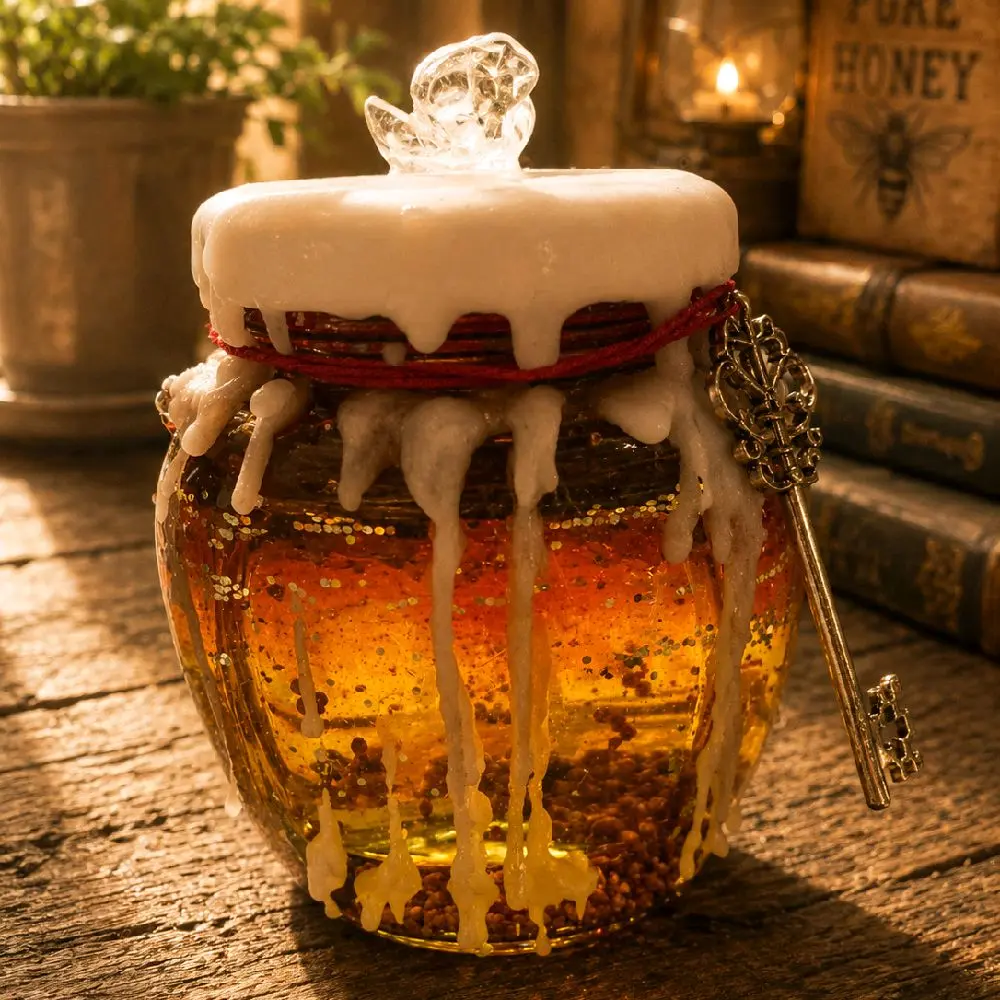 Sweetening Hunny Glass Spell Jar
