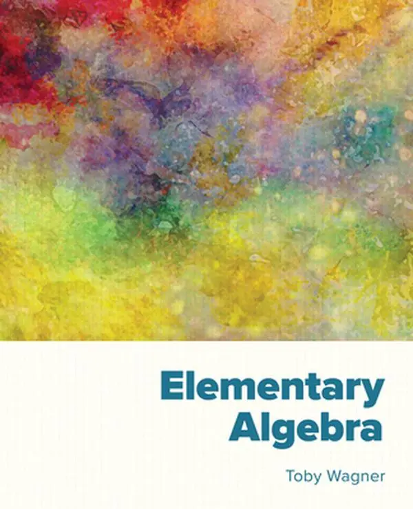 USED Book - Elementary Algebra by Wagner, Toby (Paperback) - english