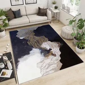 Abstract Texture Style Area Rug, 1 Count Non-slip Soft Floor Mat, Decorative Carpet for Home Living Room Bedroom Kitchen Study Room