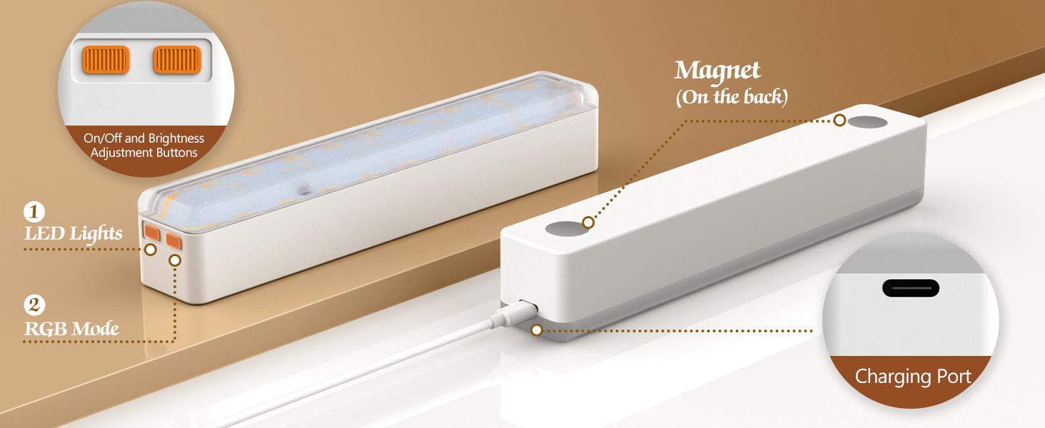 Battery Operated Wall Sconce: Wireless Wall Sconces Set of Two Magnetic Lamp Rechargeable Lights Dimmable with 16 RGB Colors Fabric Linen Shade with Remote Walls Decor for Bedroom Living Room