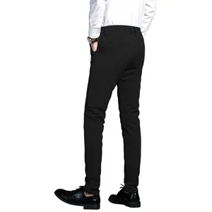 Plaid&Plain Men's Stretch Dress Pants Slim Fit Skinny Suit Pants 7101 Plaid&Plain Men's Stretch Dress Pants Slim Fit Skinny Suit Pants 7101