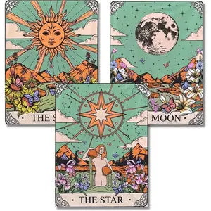 1/3/6/12-pack DIY 5D Diamond Painting Kit Celestial Sun Moon Star Tarot Full Drill Craft Suitable for beginners Adults Home Wall Art