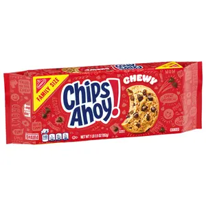 CHIPS AHOY! Chewy Chocolate Chip Cookies, Family Size, 19.5 Ounce