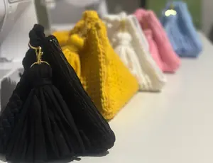 Pyramid Crochet Bag