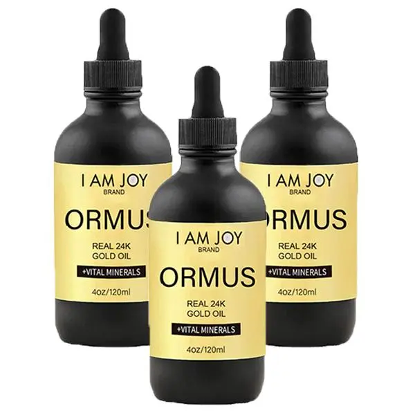 I Am Joy Brand ORMUS Gold Oil 24k Real Gold Vital Minerals Platinum Iridium 4oz Daily Body Care Aromatherapy Cosmetics Non Chemical Extract Natural Vitamin Supplement capsule healthcare fitness dietary melanin  deficient  calcified  pineal  devil