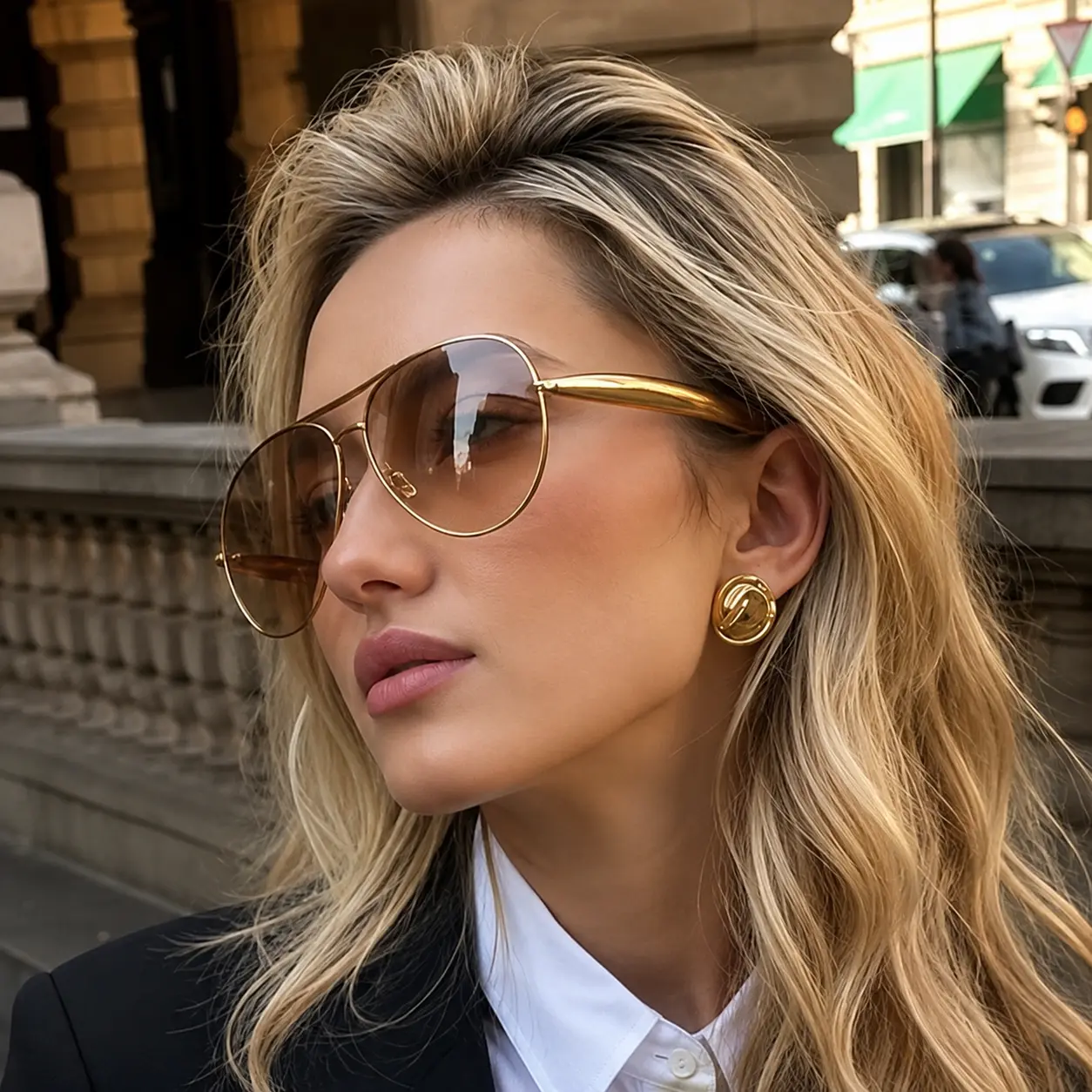 Retro Gold Aviator Sunglasses for Women Men 70s Metal   Sun Glasses | 2026 Metal Oversized Aviators Accessories   Pilot UV400 protection Vacation Travel Beach Outfits Must   Haves