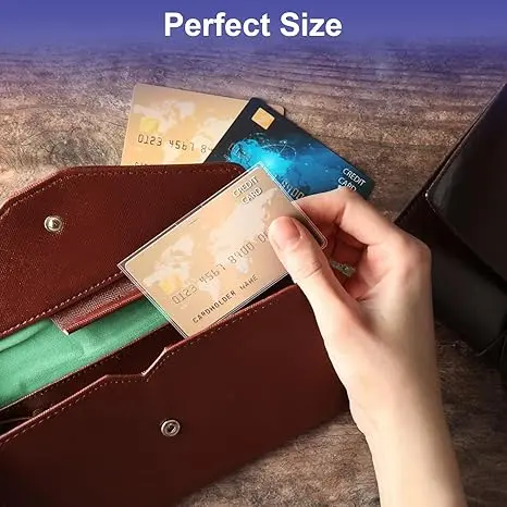 10 Pack Social Security Card Holder Durable PVC Protector Sleeve for  Medicare Credit Cards Easy Insertion Non-Sticky Design 3.8 x 2.32 Inches -  TikTok Shop