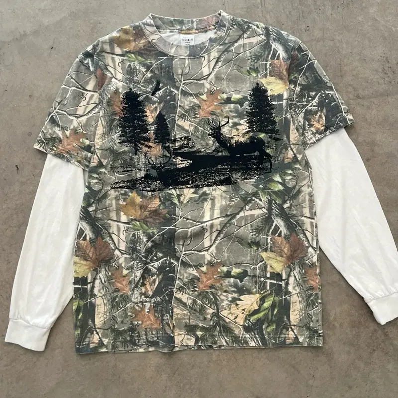 Buck Camo 2fer Layered Shirt Buck Camo 2fer Layered Shirt