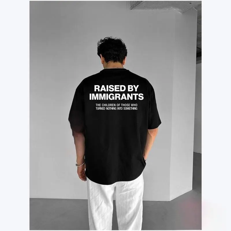 Raised By Immigrants Shirt - First Gen Empowerment Tee In Comfort Colors! Vintage Washed Pride For Children Of Immigrants. Limited Edition Mature Style.