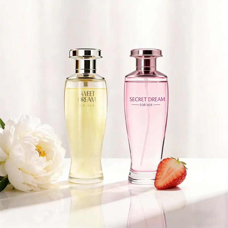 2PACK/200ML Women's Perfume Set | Oriental Floral & Fruity Amber Blend | Peony Jasmine Musk & Raspberry Vanilla Tonka Accord | Daily Wear Perfume for Women, Gift for Her, Premium Scent Duo