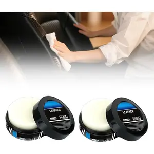 Leather Cleaning and Care Cream & Cleaning Paste for Care, 2026 New Car Leather Repair Cream, Automotive Interior and Furniture Maintenance for Cars (2PCS)