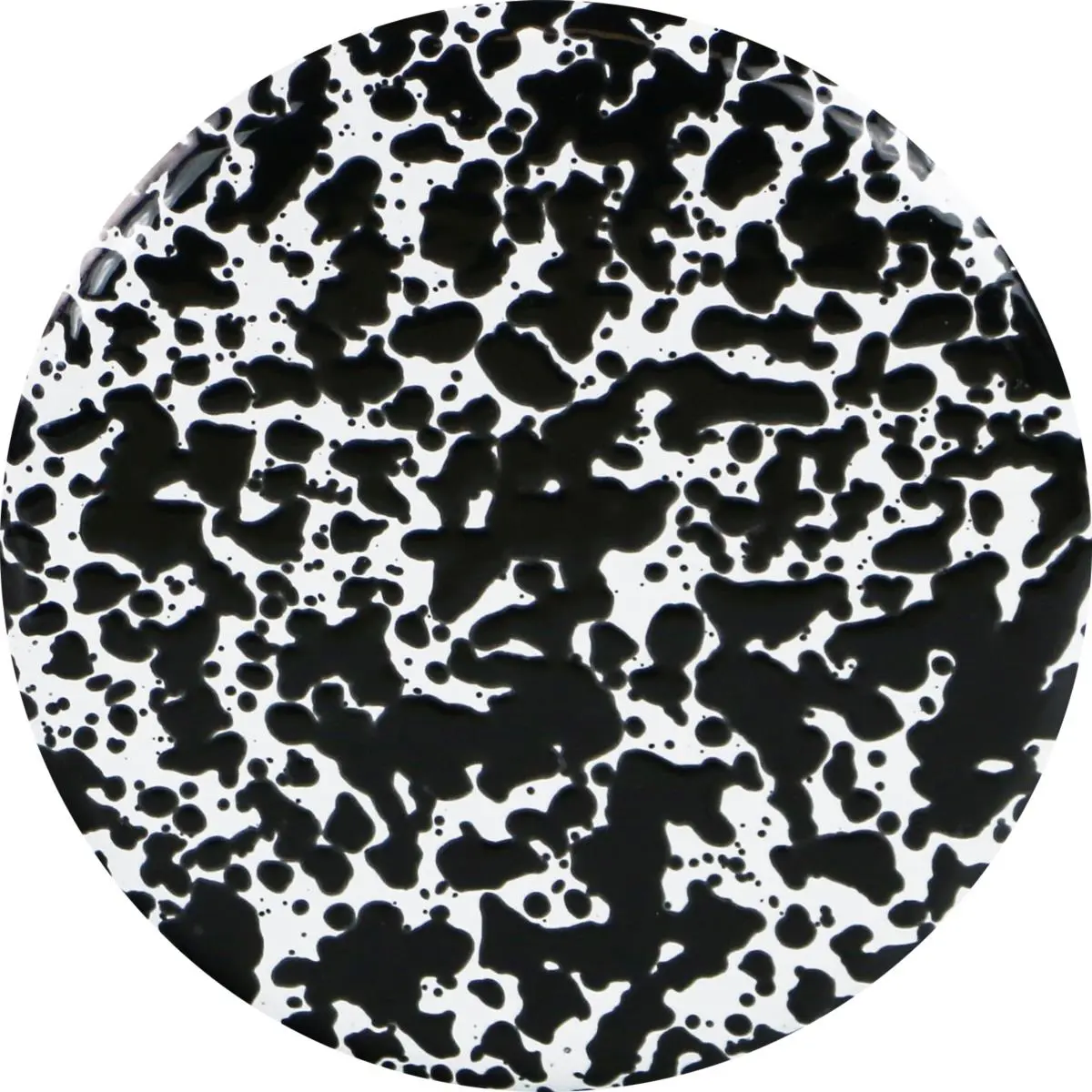 10" Enamel On Steel Burner Cover Black Marble