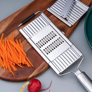 Handheld Food Grater Professional Zester Set with 4 Interchangeable Blades for Limes Cheese Garlic Ginger Chocolate Vegetables Fruits