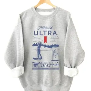 Michelob Ultra Sweatshirt, Vintage Golf and Beer Graphic Tee, Classic Michelob Ultra Design Shirt, Funny Drinking Shirts for Beer & Sports Lovers