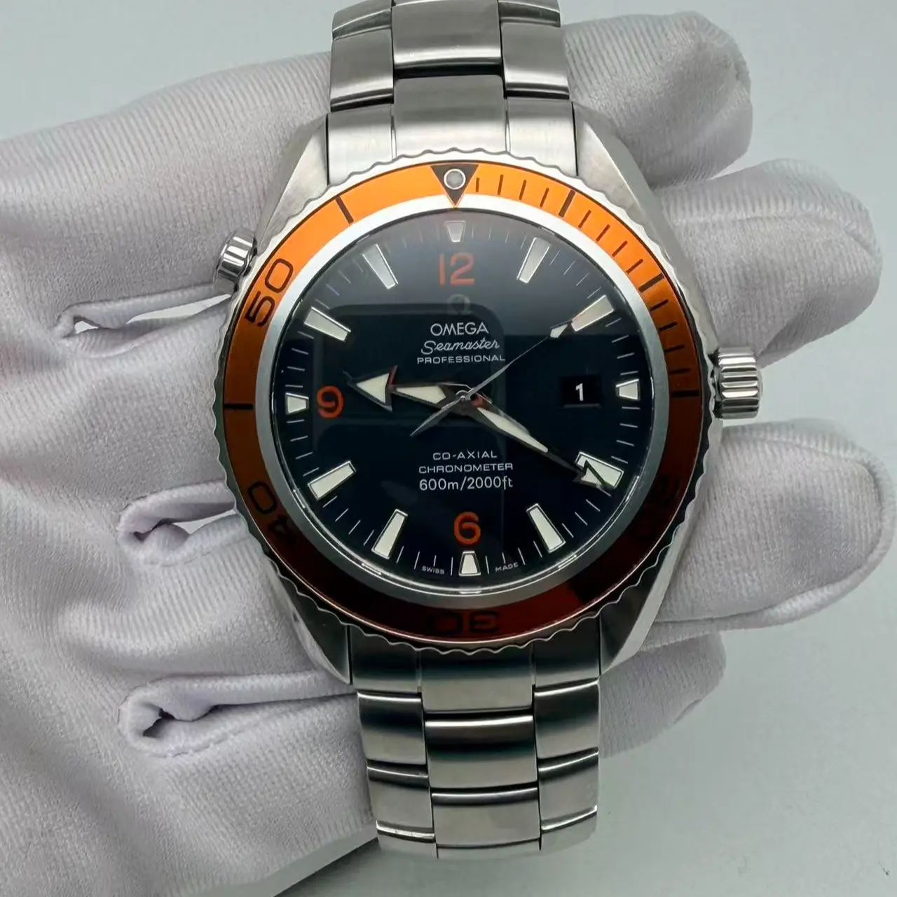 WA/OMEGA Seamaster Planet Ocean 45.5mm/2208.50.00/0117
