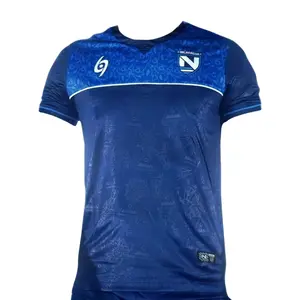 Trendy Soccer Jersey 2025 - Nicaragua Season 2024 Third Soccer Jersey - Blue White