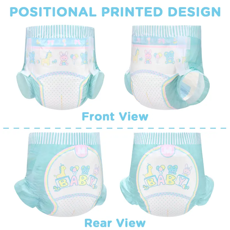 LITTLEFORBIG Disposable Nighttime Adult Diapers, Extra Large (48"-56"), 2-Pack, 181oz Overnight Protection, Non-Woven Printed Cloth-Back, Adjustable Hook & Loop Tabs, Baby Parade Design, Leak-Proof Guards, Urinary Care Support