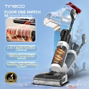 Tineco FLOOR ONE Switch S6 Stretch Breeze, Multi-Function Cleane, 180° Lay-Flat, Flashdry Self-Cleaning, Anti-Tangle Design