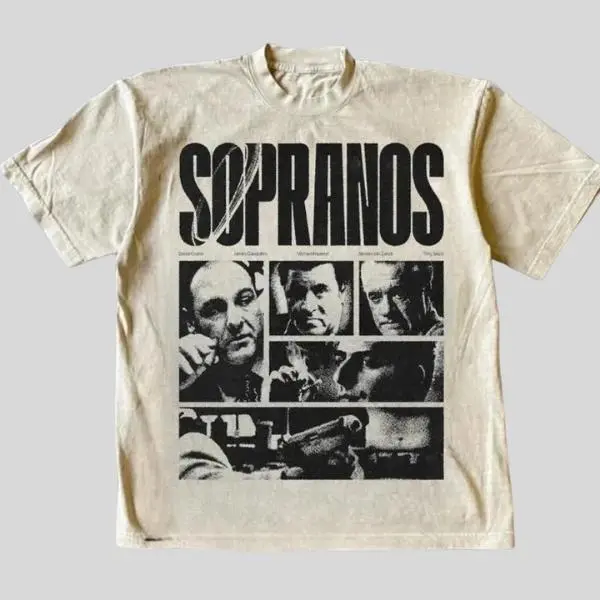 The Sopranos Retro Shirt, Vintage 90s Y2K TV Show Tee, Mafia Aesthetic Unisex T-Shirt