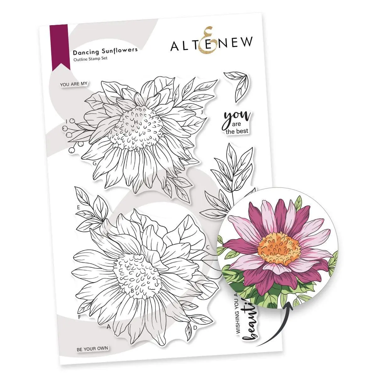 Dancing Sunflowers Stamp Set