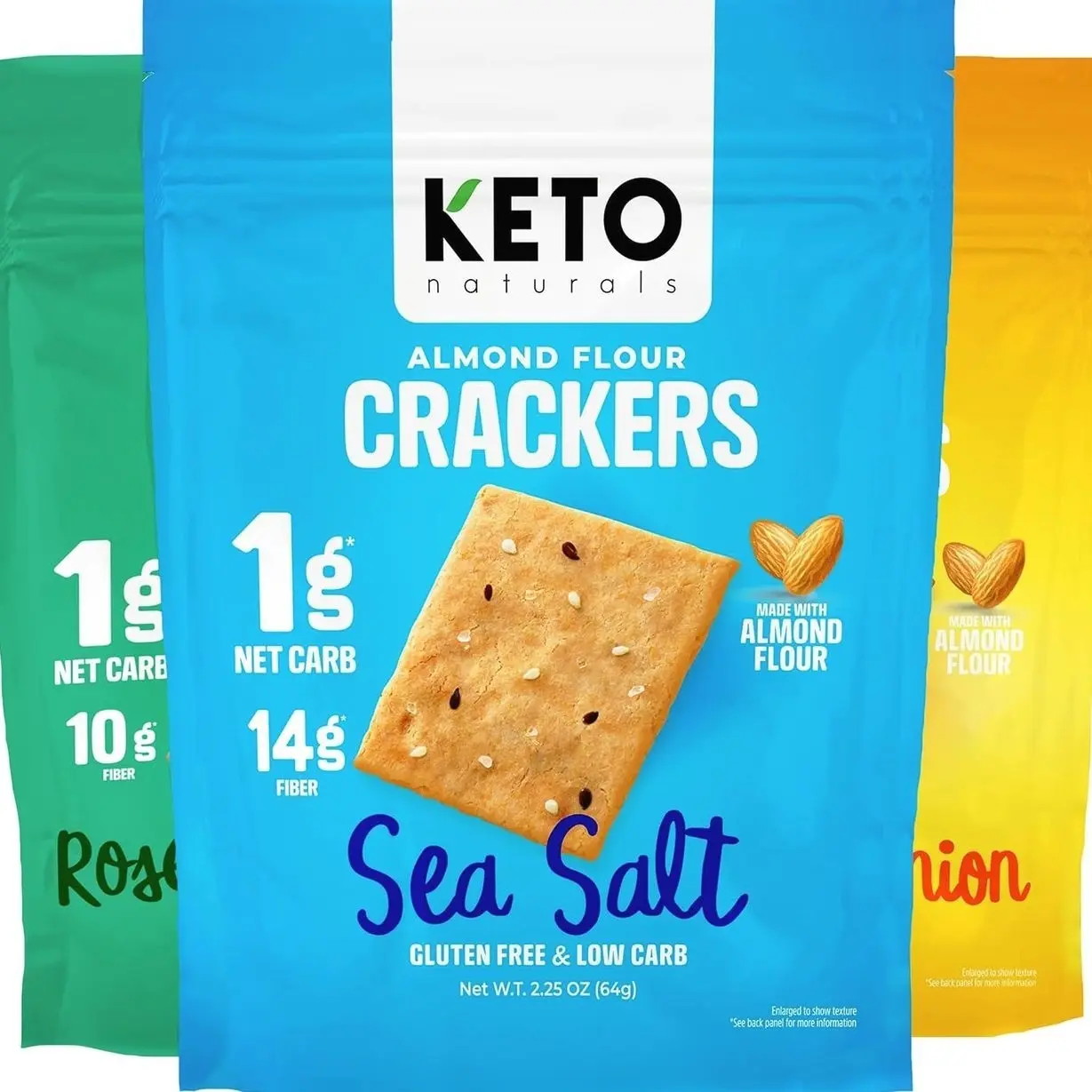 keto snacks Keto Crackers chips (variety) low carb Crackers Almond flour. Low carb snack keyto cracker zero carbs snacks no sugar, 0 no carbs sugar free snack high fiber.