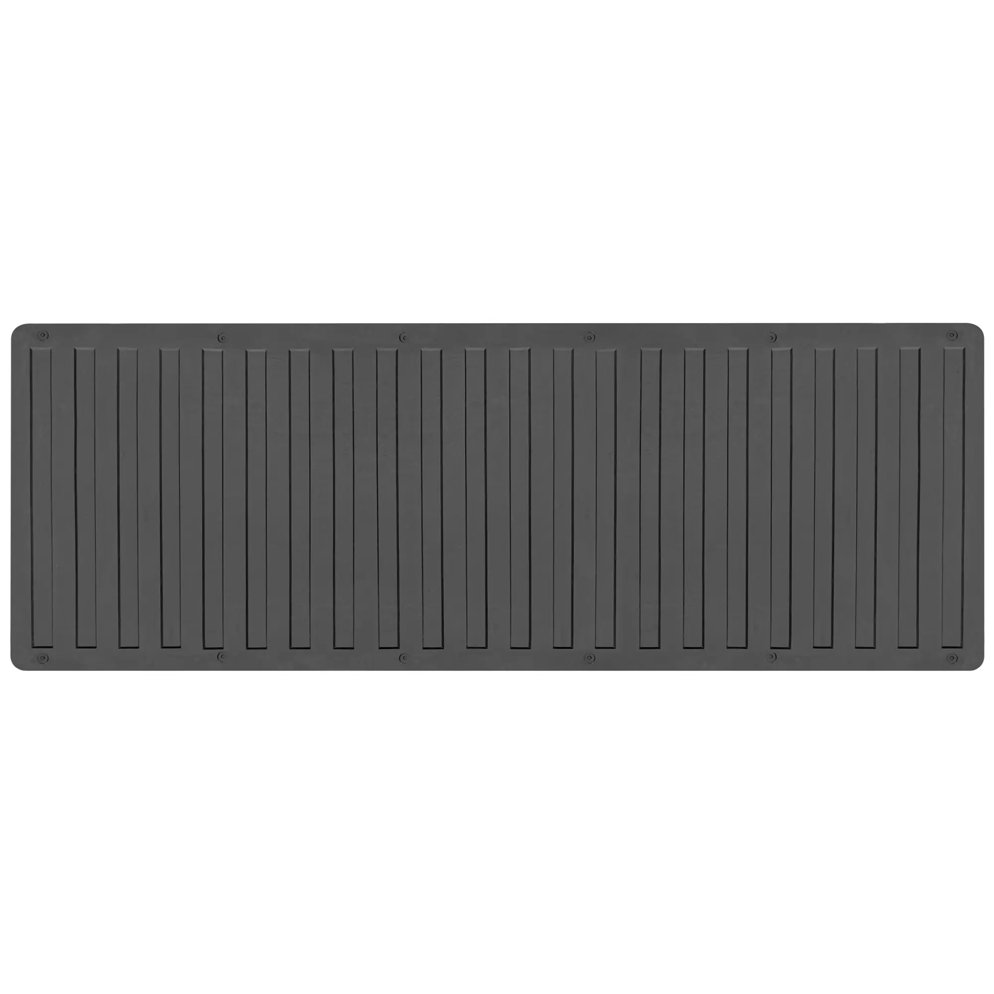 BDK-MT-600A Heavy-Duty Utility Truck Bed Mat for Tailgate, 60" x 19.5" - Extra Thick Rubber Protection Liner for Pickup Trucks with Universal Trim-to-Fit Design - Black