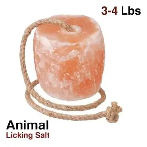 Animal Mineral Salt Lick Block - 3-4 lbs