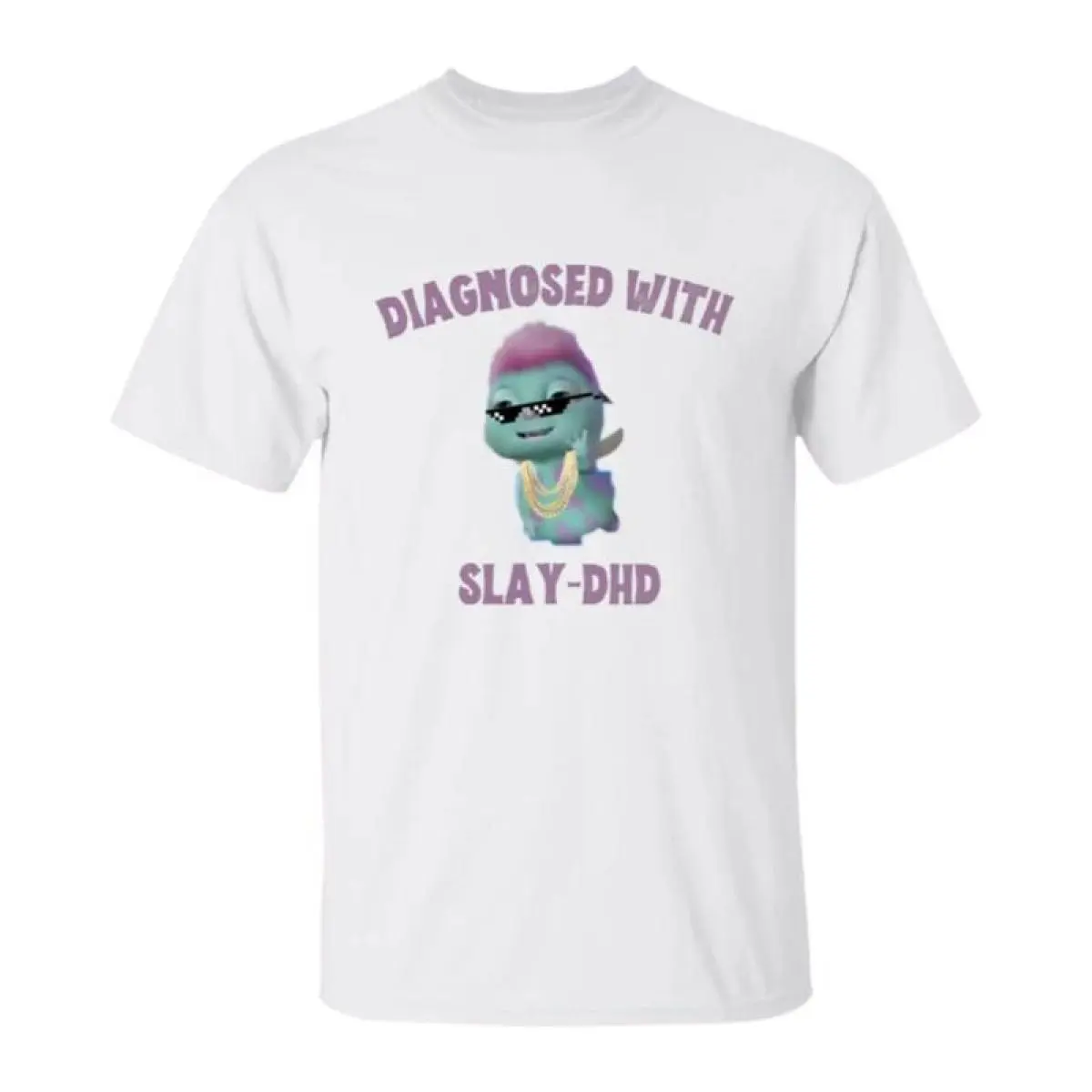 Diagnosed With Slay, Unisex Heavy Cotton Tee, Bibble Shirt,, Gift For Him, Gift For Her, Graphic Shirt, Fun and Expressive