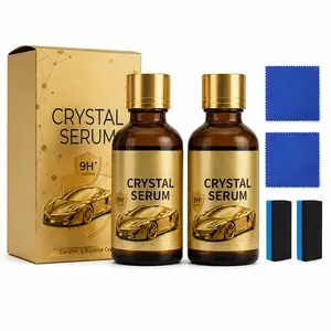 Crystal Serum, Advanced Graphene Crystal Serum Ceramic Coating for Cars, 9H Graphene Enhance Shine Up to 5 Years Protection