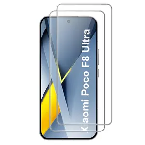 Xiaomi Poco F8 Ultra/redmi K90 Pro Max 5g HD Transparent Tempered Glass, 2-Pack Screen Protector, Durable and High-Definition Design