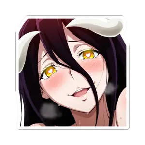 Cute Albedo Anime Sticker