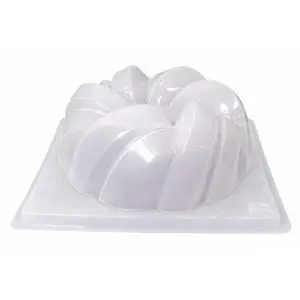 Braided Ring Gelatin Mold – Molde Rosca Trenza para Gelatina – Plastic Jello Mold for Gelatin & Cold Desserts – Made in Mexico