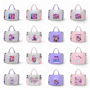K-Pop Demon Hunter Shoulder Bag – Cute Cartoon Rumi, Mira & Zoey Print Crossbody Tote, Large Capacity Gift Bag