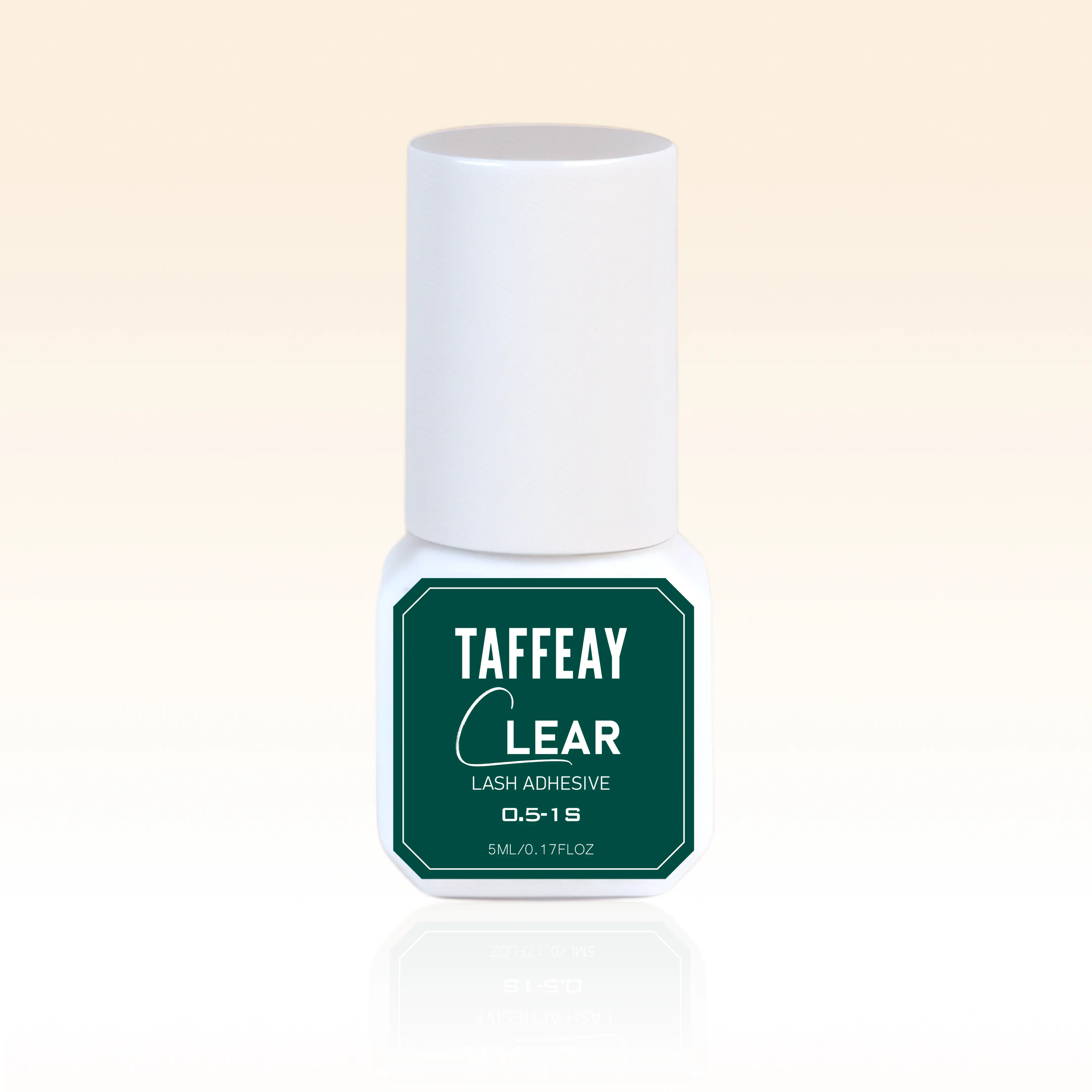 TAFFEAY 0.5-1 Second Clear Adhesive Eyelash Extension Glue (5ml)