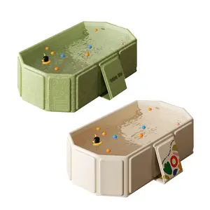 Portable Foldable Bathtub, Baby Bath Tub for Newborns to Toddlers, Easy Storage, Lightweight, Suitable for Home and Travel, Bathtub