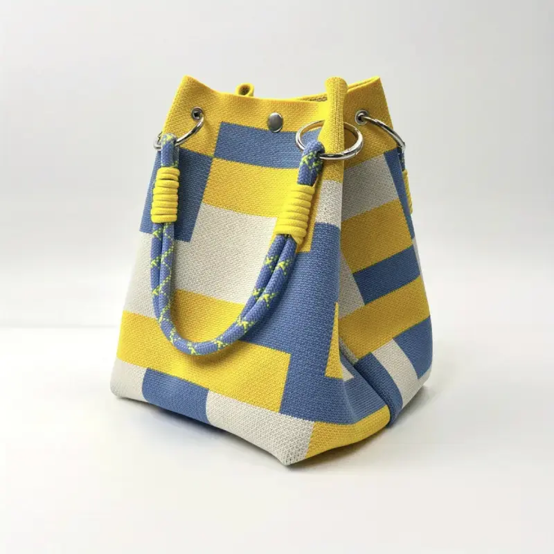 Blue and yellow plaid