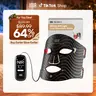 [New Color Drop] INIA GLOW 2 Red Light Therapy Mask , 4 Light Modes with 850nm NIR, 2600mAh Rechargeable LED Face Mask for Skincare at Home and Travel, Summer Beauty Gift Ideas,back to school,back to school haul