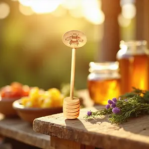 Bamboo Honey Dipper Wand