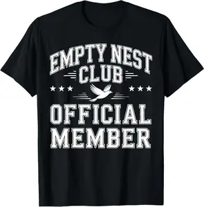 Empty Nest Club Empty Nester T-Shirt | Unisex Cotton T-Shirt | Unique Gift Tee