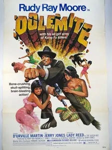 1975 DOLEMITE One Sheet MOVIE POSTER 75/150 Rudy Ray Moore BLAXPLOITATION Litho