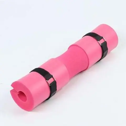 Foam Barbell Pad, Non-slip Mat with Belt, Comfortable Shoulder Support, Exercise Machine Accessories, Home Workout Equipment for Gym Workout & Strength Training, Barbell Squat Pad